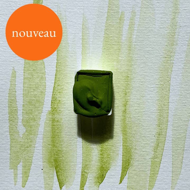 NEW - Handmade watercolor - Soft Green Vincent for wholesale by LA NOUVELLE VAGUE COULEURS