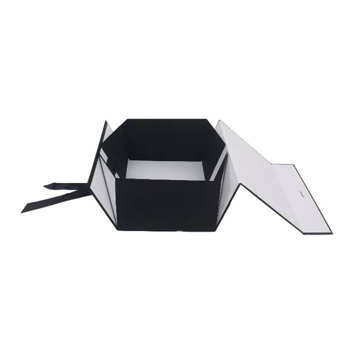Emartbuy - Wholesale Gift Box - Black Magnetic Gift Box - Single - 20 x 18.2 x 8 cm