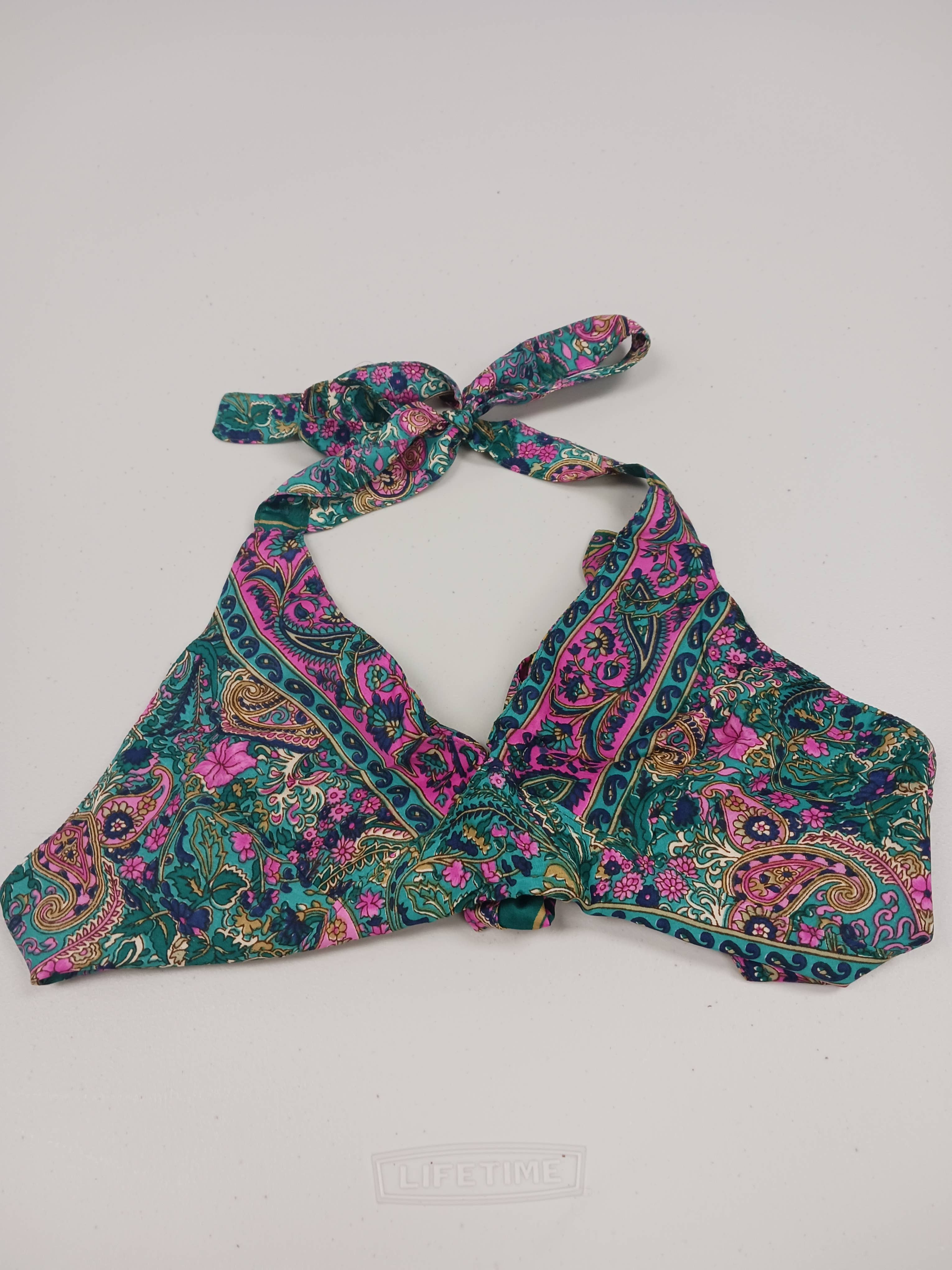 Magic Touch Corp - Wholesale Blouse - Women's - Silk Halter Top, assorted colors/designs