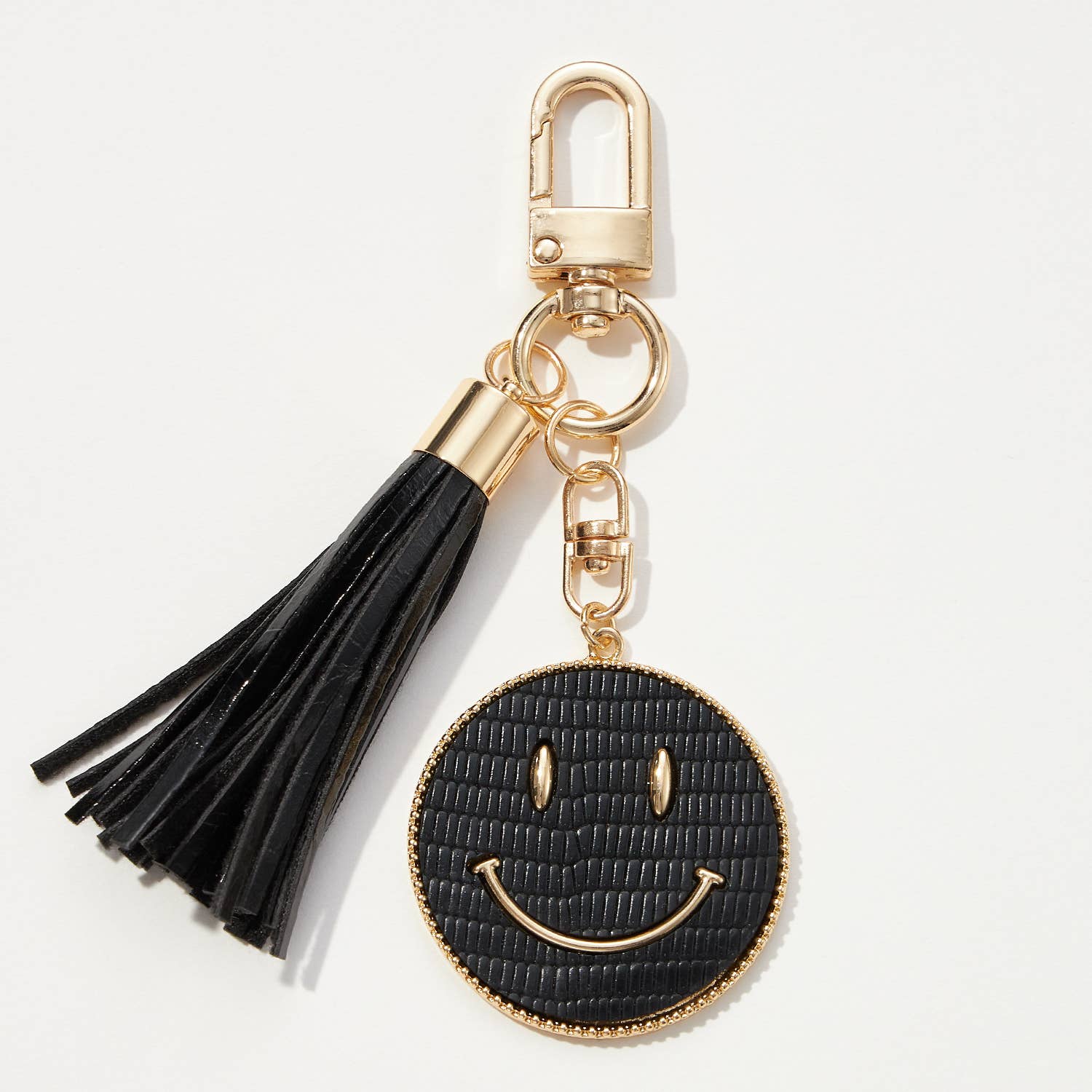 Frem – Porta-chaves - Mulher por atacado – Porta-chaves com Borla Texturizada e Sorridente3