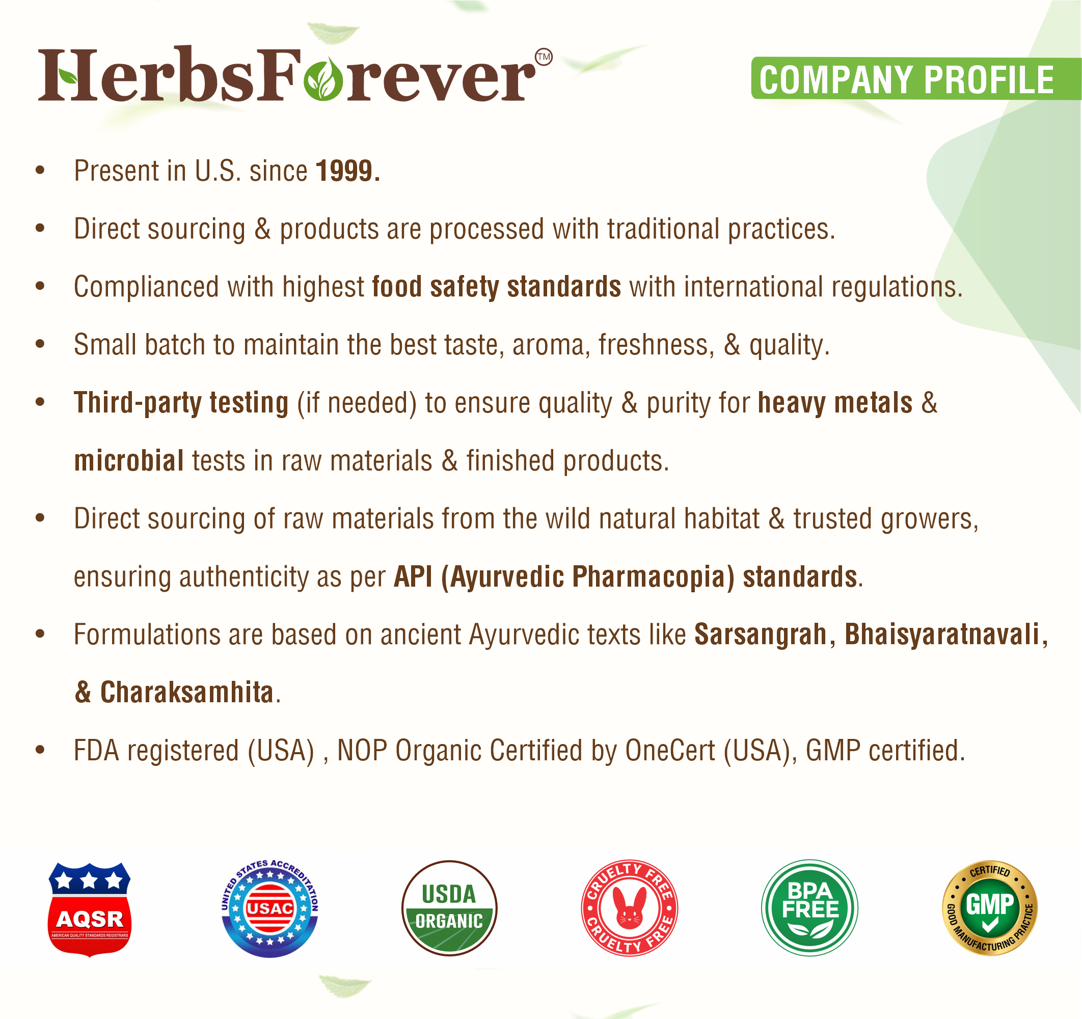 HerbsForever - Wholesale Voedingssupplement/vitamine - Mannelijke Veertig Plus Ayurvedisch Supplement 90 Capsules 800mg5