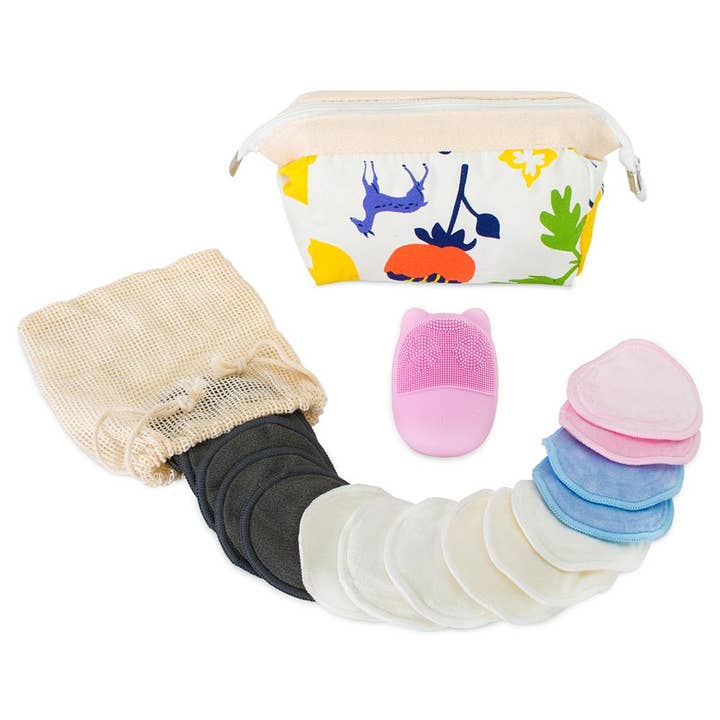 ViBelle Silicone Facial Cleansing Brush Gift Set-Pink for wholesale by ViBelle