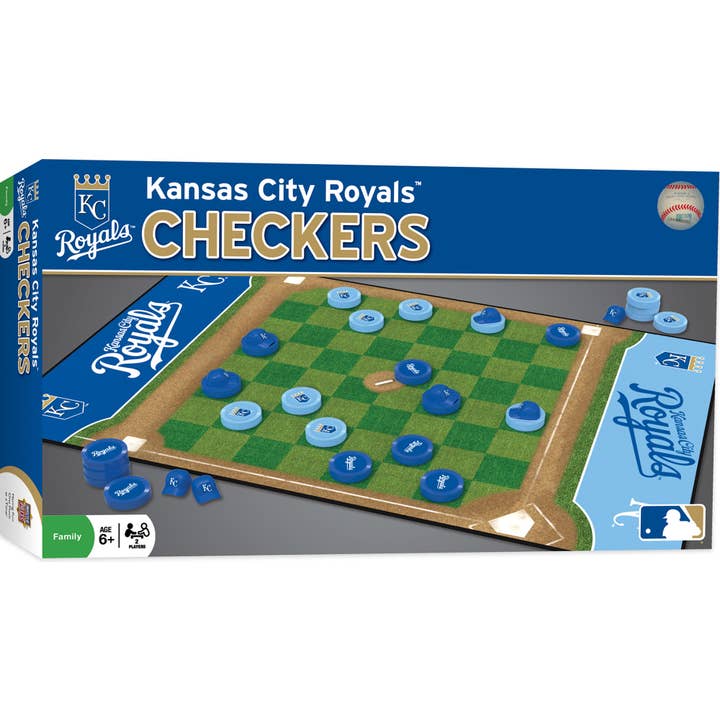 Masterpieces Puzzles - Vente Jeux de société - Jeu de plateau Kansas City Royals Checkers