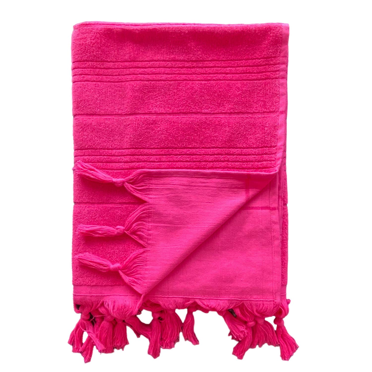 Le comptoir de la plage - Vente Serviettes de bain - Fouta coton éponge bouclette unie HAMMAM 100% coton10