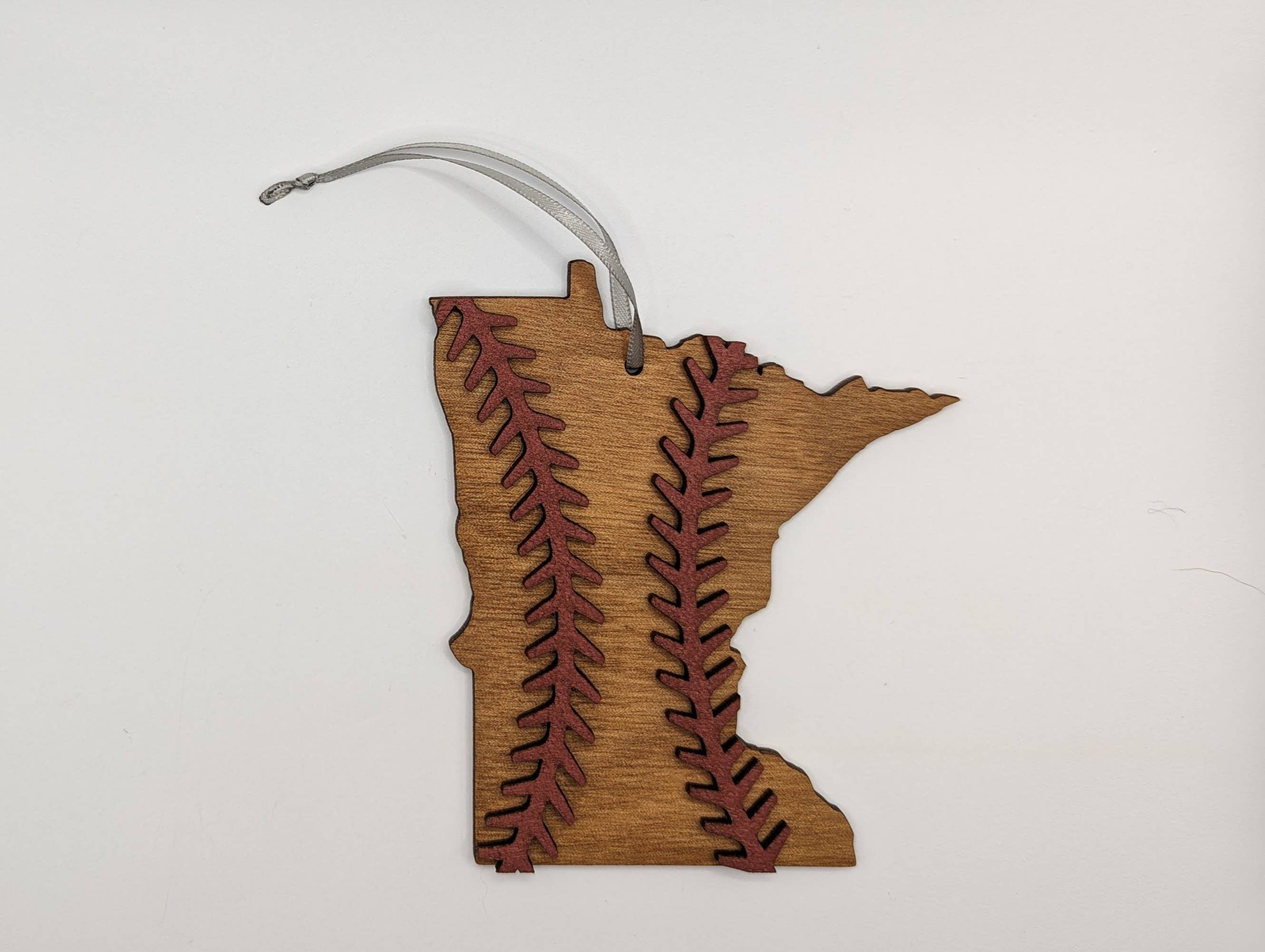 Knit and Nailed - Wholesale Ornament - Minnesota Wood Ornament Art 5" varieties22