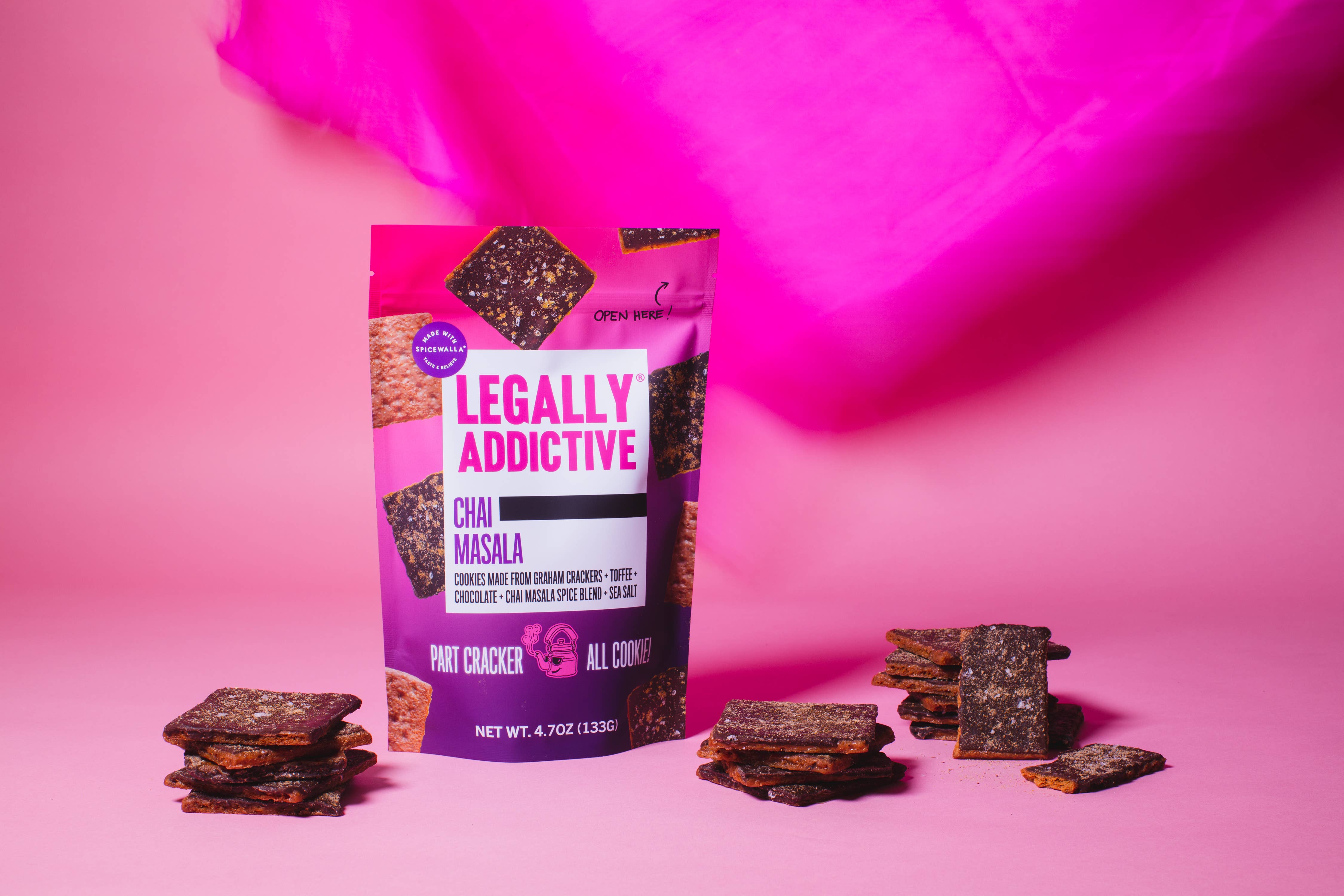 Legally Addictive Foods - Wholesale Crackers - Chai Masala3