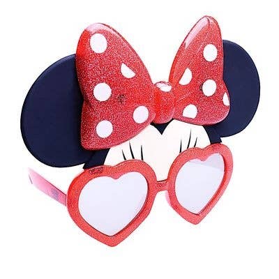 Staches de soleil Minnie Mouse sous licence officielle pour la vente par H2W dba Sun-Staches
