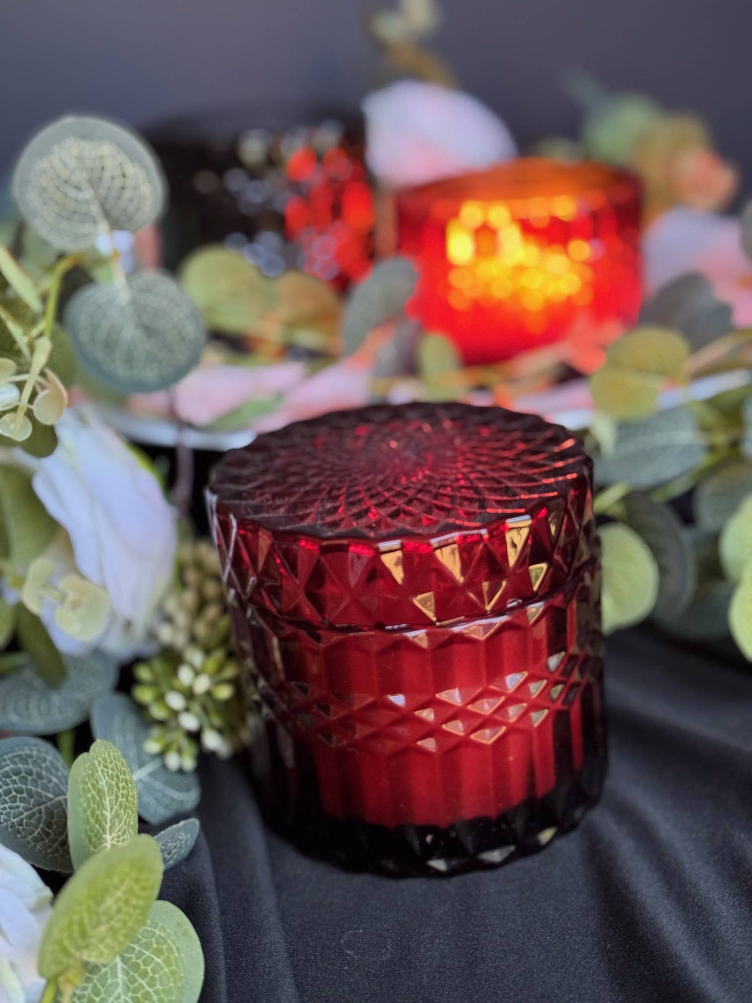 Blue Collar Babe Candles - Vente Bougie en bocal - Bougies en cire de soja 7oz en verre cristal haut de gamme - Plus de 40 heures de combustion7