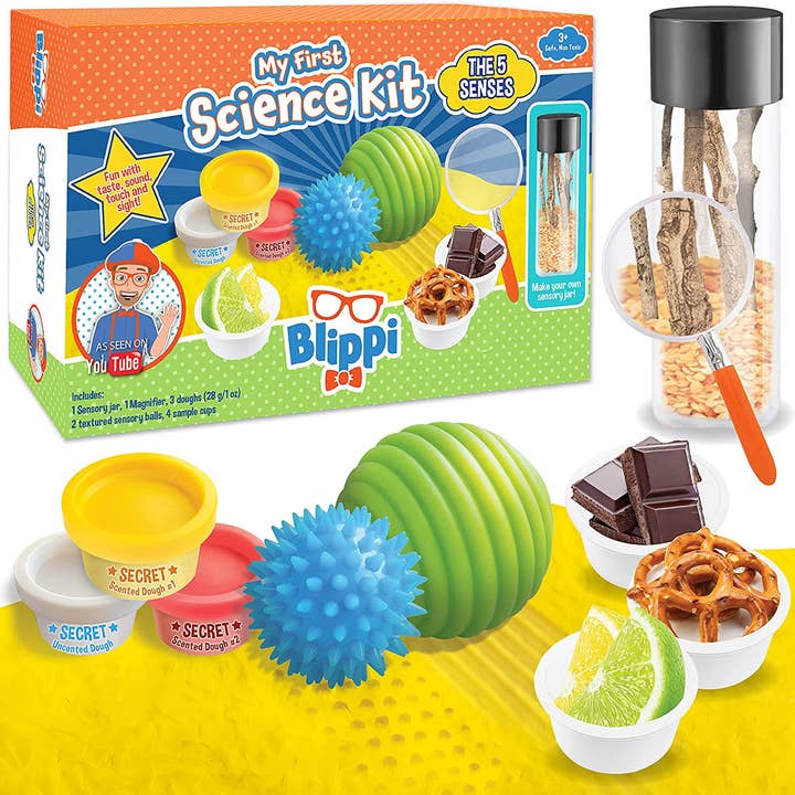 Creative Kids - Wholesale DIY Craft Kit - Kids - Blippi Science Kit - 5 Experiments with Scented Dough