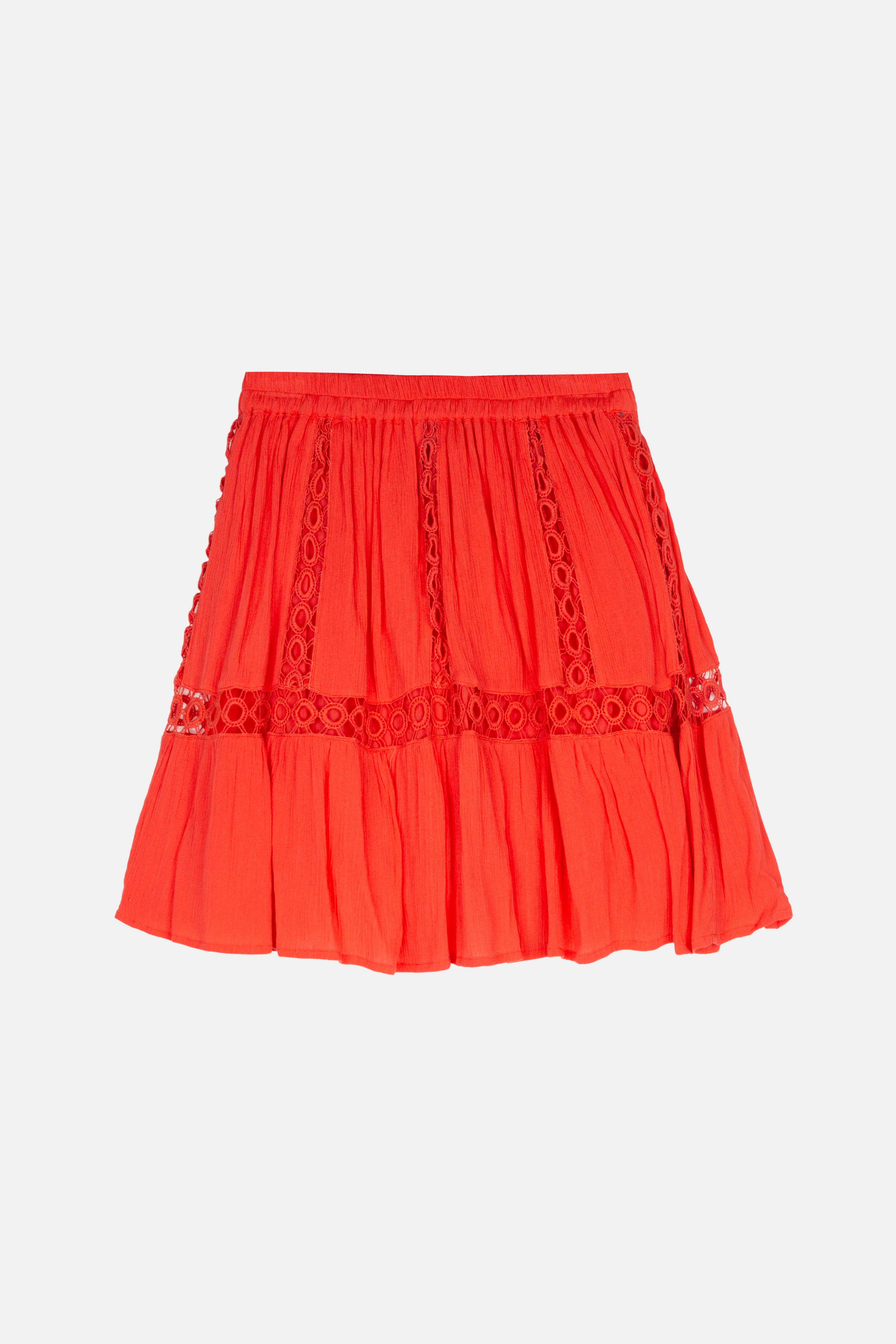 Piti Cuiti - Vendita all'ingrosso Completo top e gonna - Donna - SET MINIGONNA ROSSA BONAIRE6