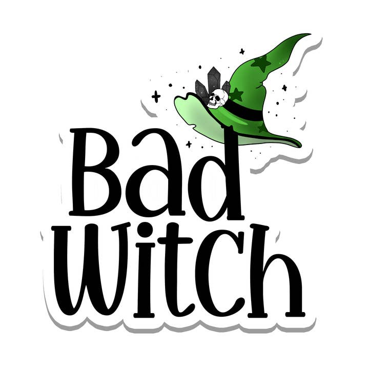 Autocolantes de Vinil com Frases Engraçadas - Presentes de Autoexpressão Bruxa por atacado de Rebel and Siren Stickers