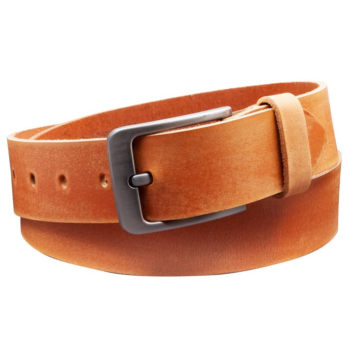 Cintura da 40 mm prodotta in Germania EH565-GE-Cognac per la vendita all'ingrosso da parte di A-Venten GmbH