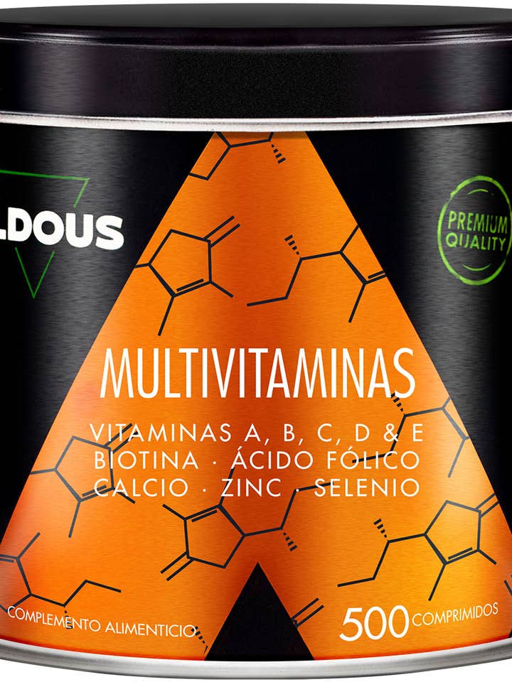 Multivitamine für Männer und Frauen | 500 Tabletten für den Großhandel von Aldous Bio