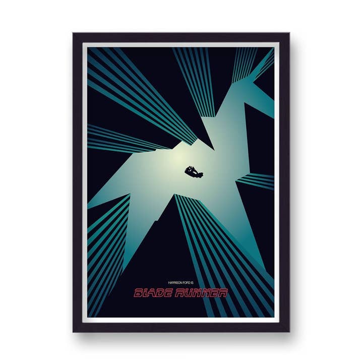 Blade Runner V2 Reworked Movie Poster for wholesale by Gallery Print and Art