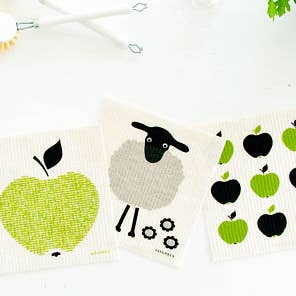 Swedish Dishcloth - Sheep - Black for wholesale on Faire1