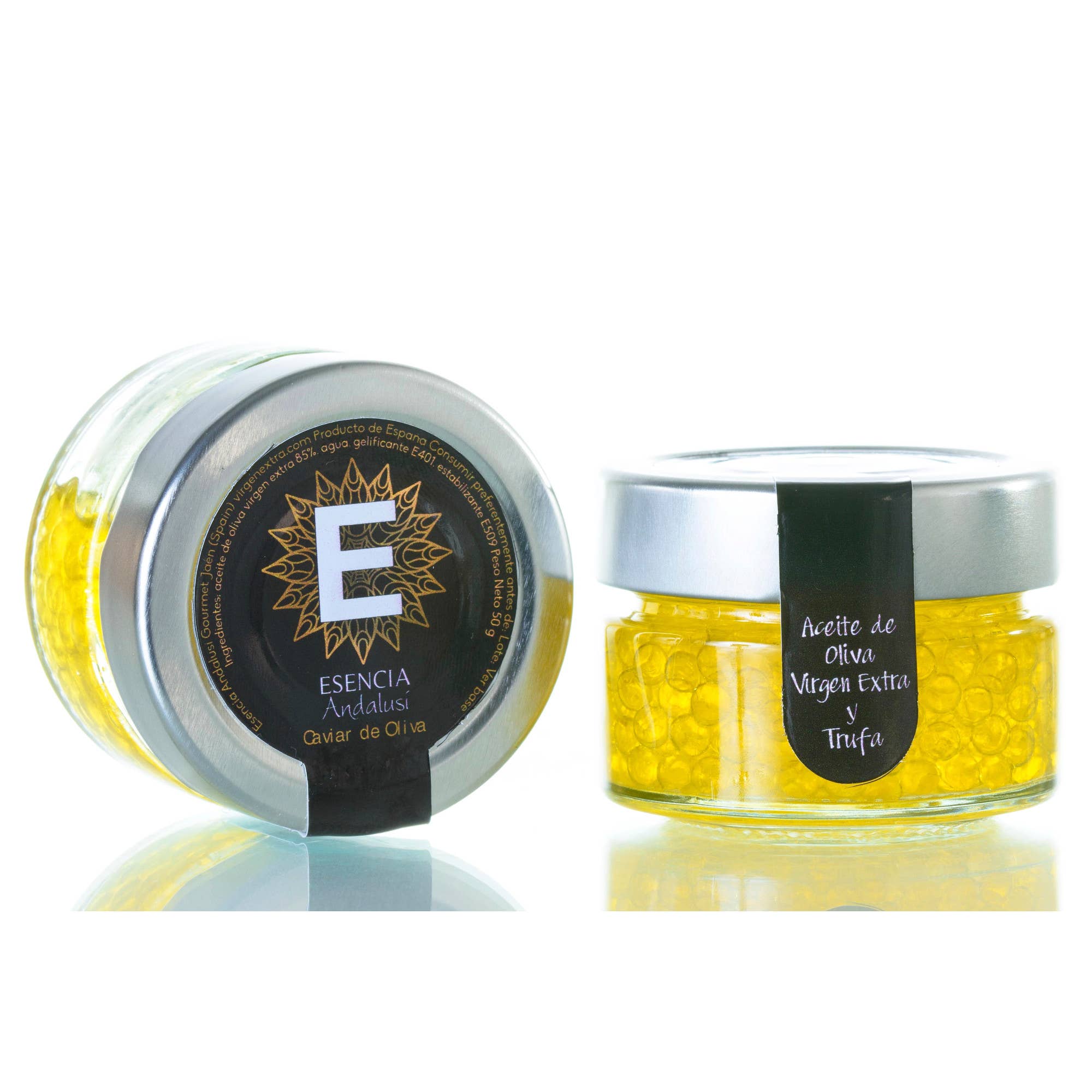 ESENCIA ANDALUSI GOURMET - Vente Huile d'olive - Huile d'olive extra vierge et perles de truffe 50 gr1
