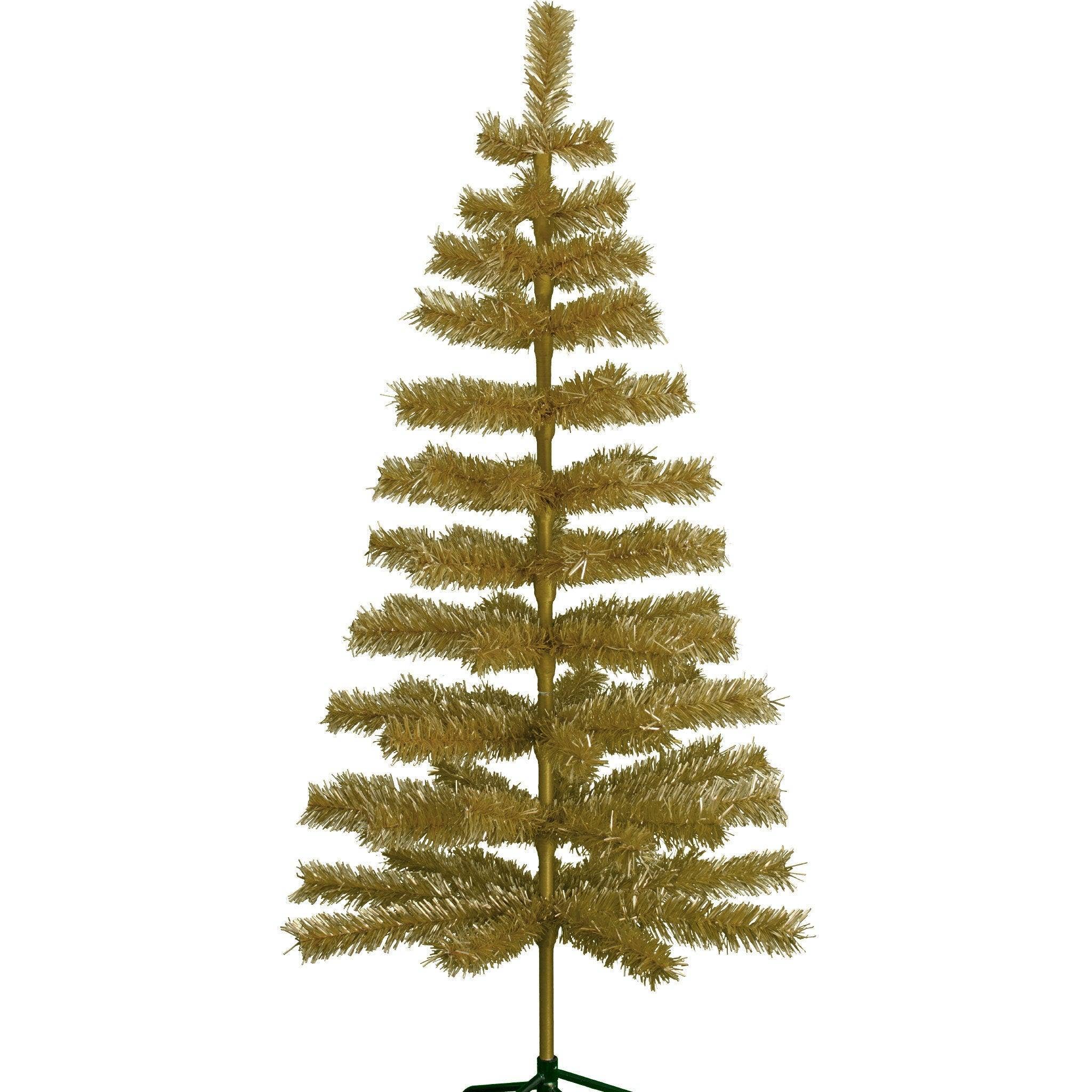 Lee Display - Wholesale Christmas Decoration - Antique Gold Tinsel Christmas Tree23