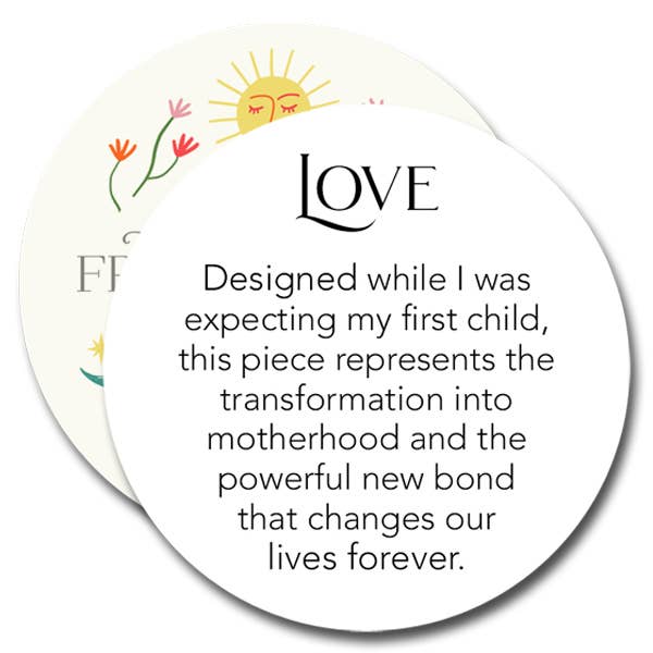 Freshie & Zero - Vente Colliers à pendentif - Collier d'amour, maillons originaux d'amour, mère et deux enfants2