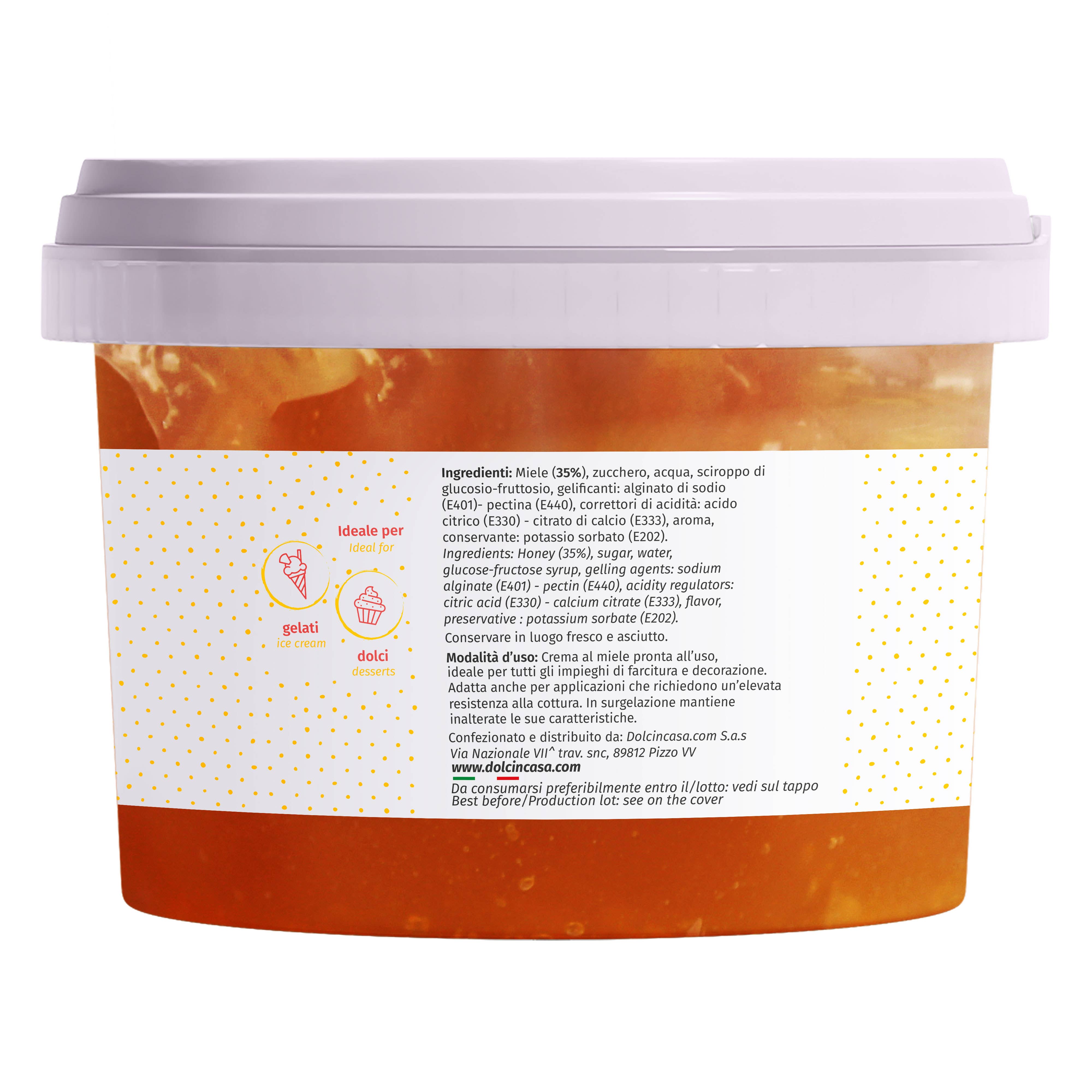 Dolcincasa.com – Manteiga de frutos secos por atacado – Creme de mel sem glúten - 500g2