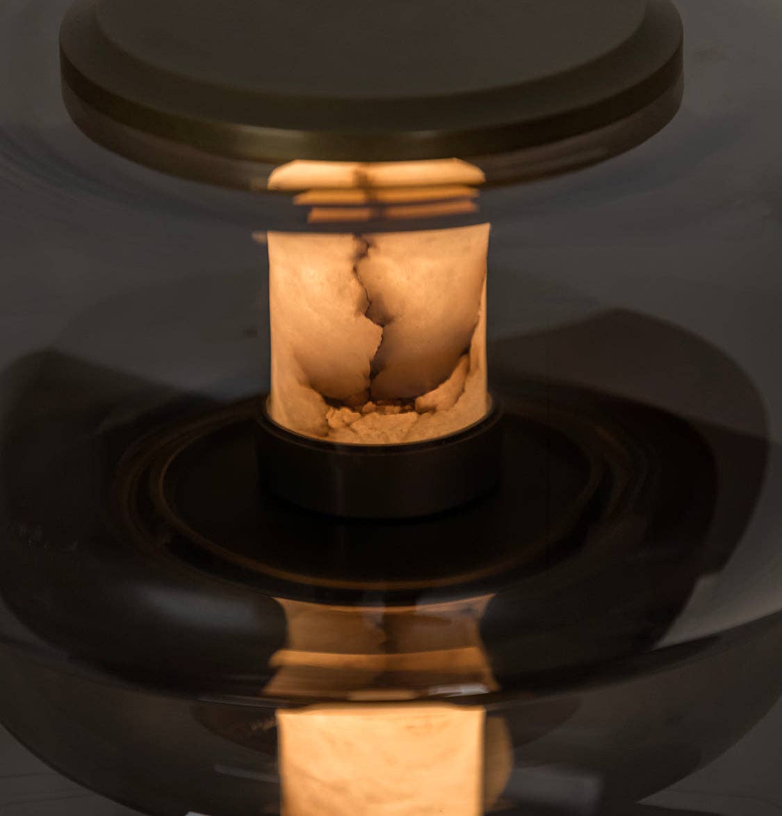 HEKA LIGHTING & TRADING LTD - Wholesale Floor Lamp - Seoul Four Smoked Glass Antique Marble Floor Lamp2