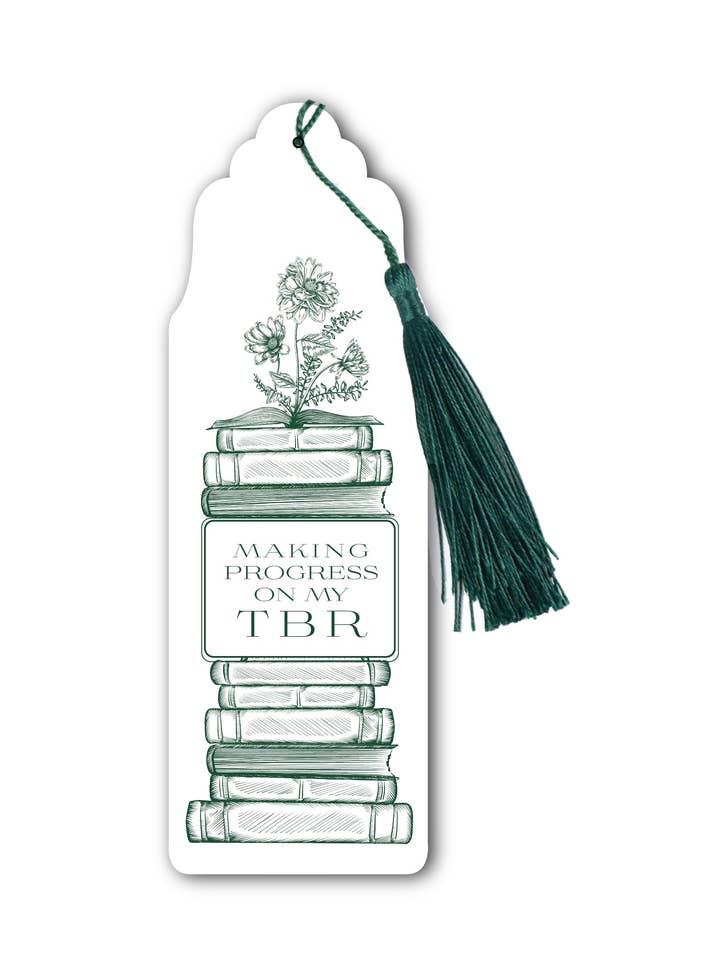 Making Progress On My TBR Bookmark for wholesale by Rust Belt Love Paperie
