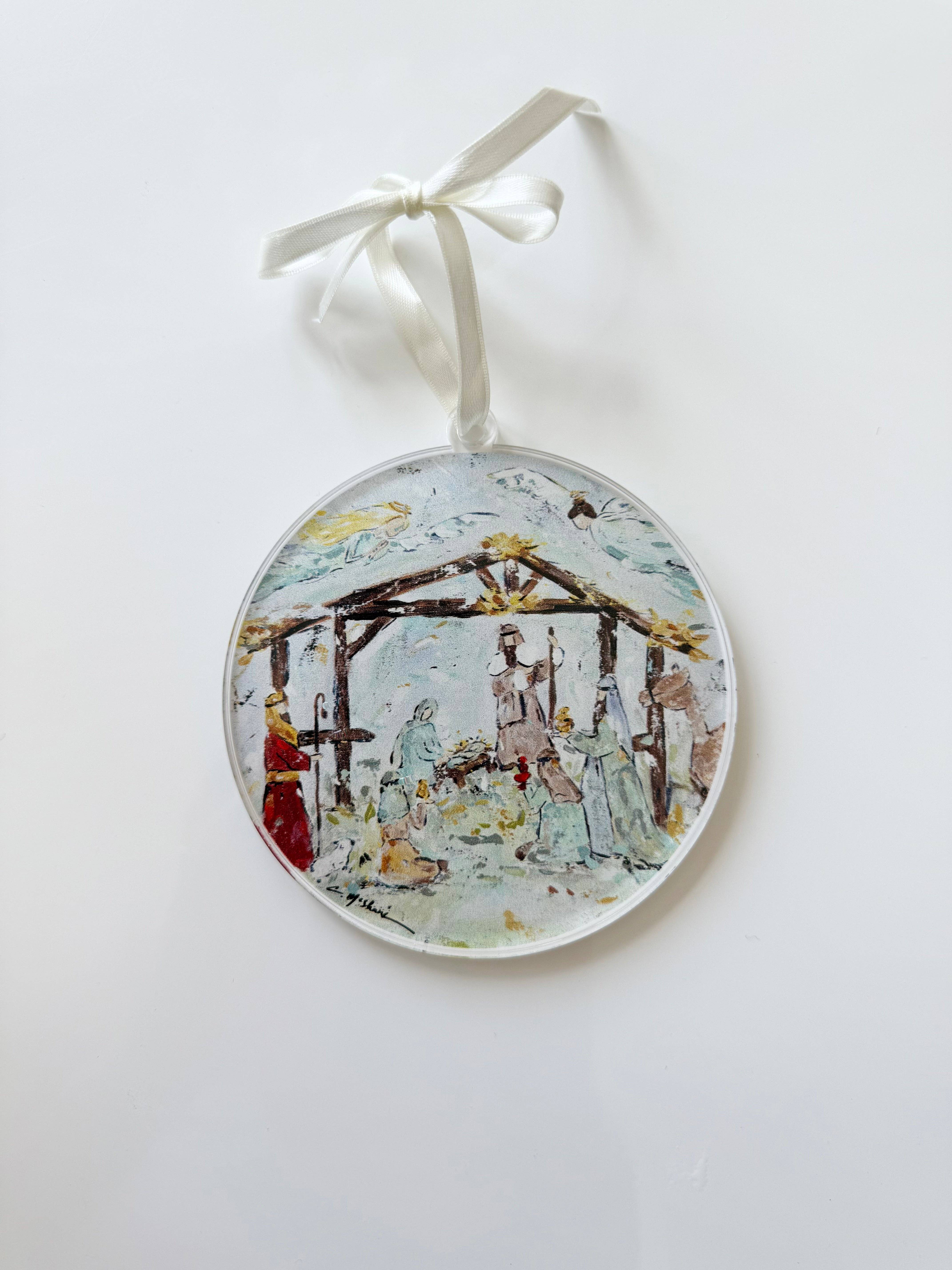 Chelsea McShane Art - Wholesale Ornament - "Nativity" ornament0