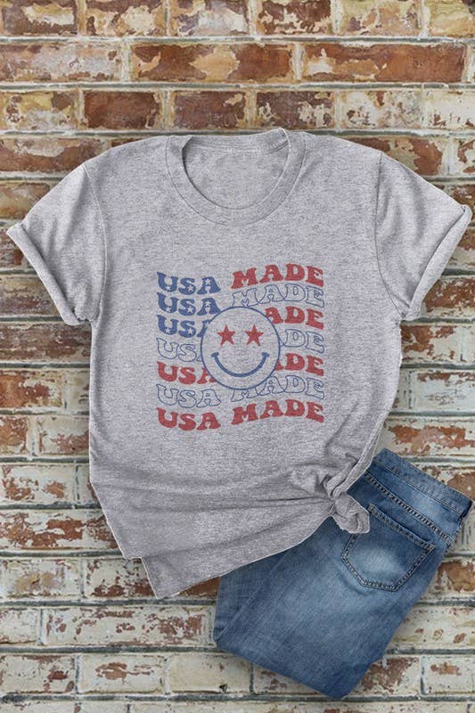 Top Avenue - Wholesale Screen Printed T-Shirt - Women's - USA Made, 4th of July, PLUS Unisex Round Neck Short Sleeve T-Shirt5
