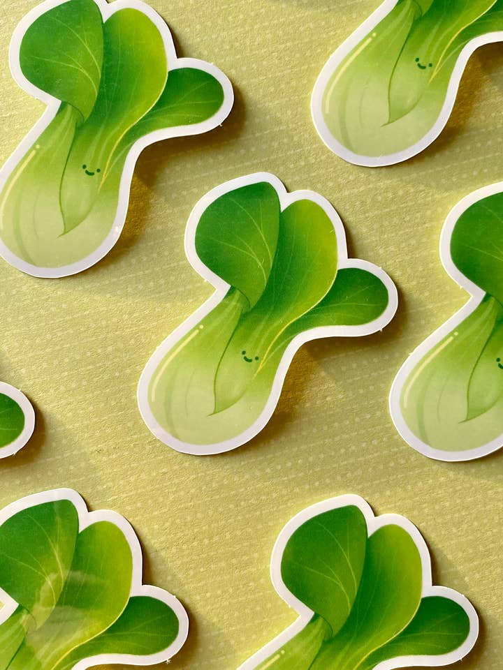 Pegatina de Bok Choy para venta al por mayor de vickyisdrawing
