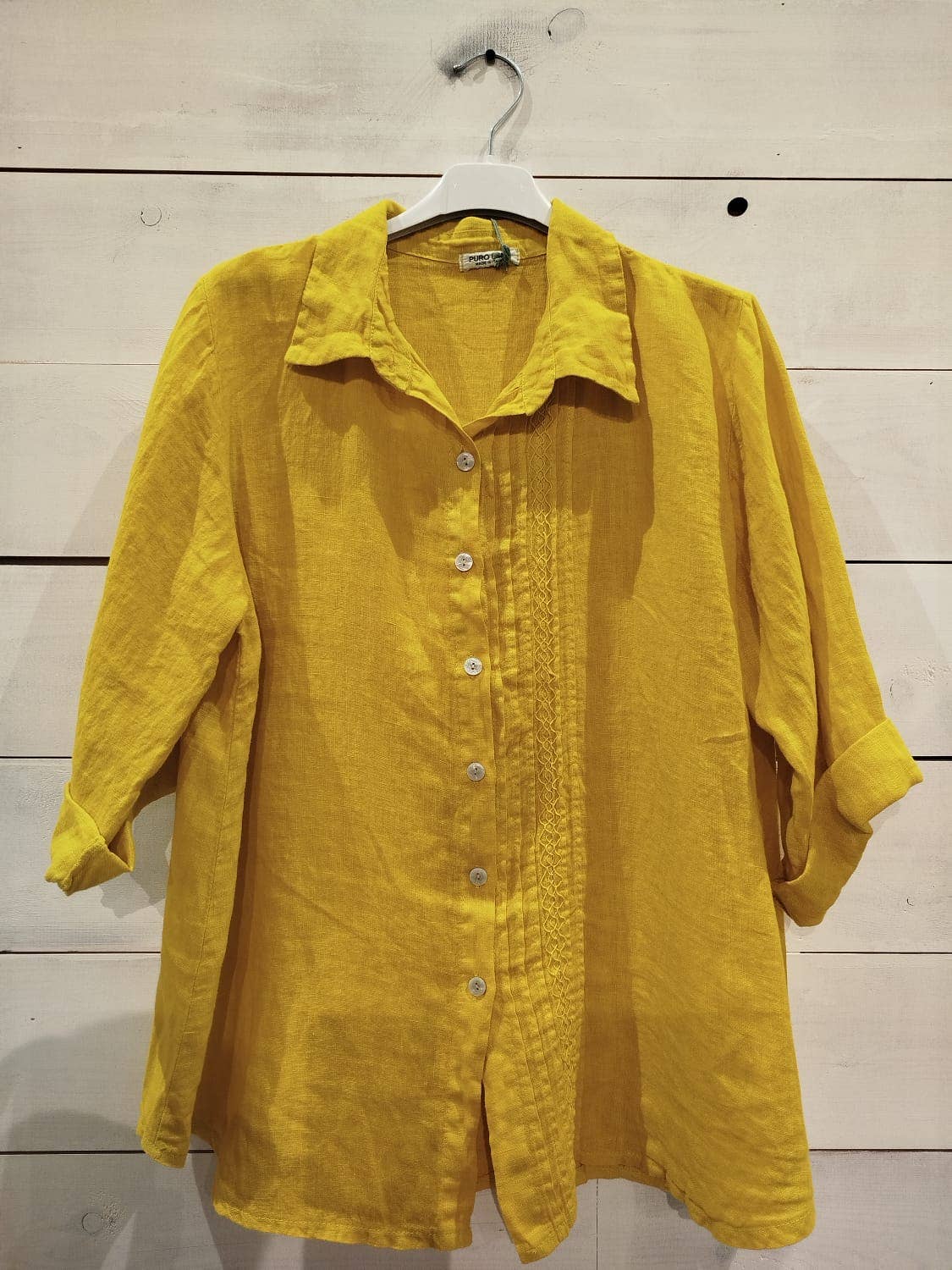 Linos y Textiles - Wholesale Button Down Shirt - Women's - REF:17843 100% Linen Shirt2