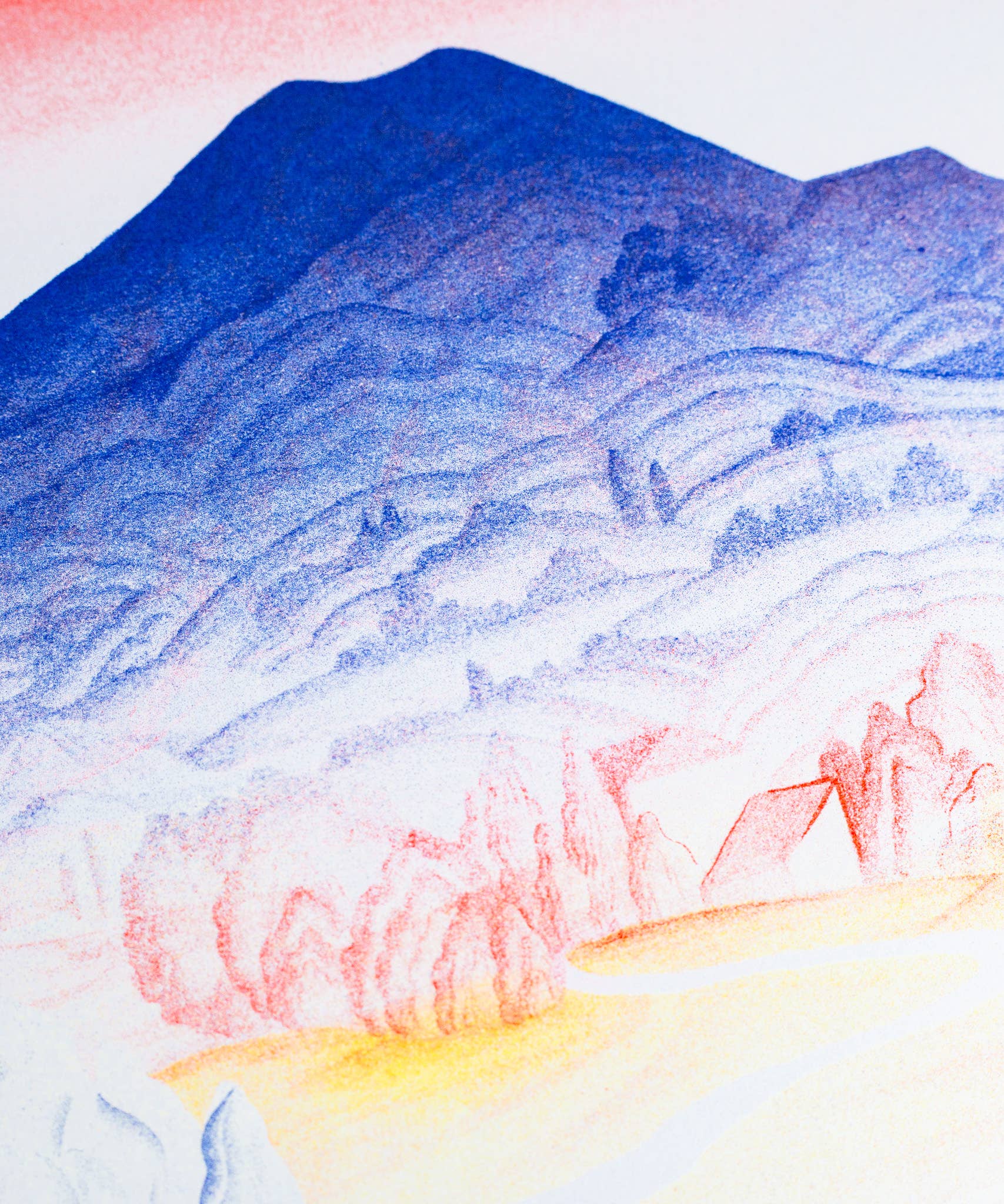 KIBLIND Atelier - Wholesale Poster - A3 Poster - Montagne Sainte-Victoire - Mayumi Otero7