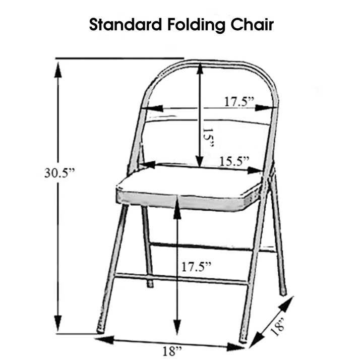 YOUR CHAIR COVERS - Wholesale Chair/Sofa Slipcover - Stretch Spandex Folding Chair Cover Chocolate Brown