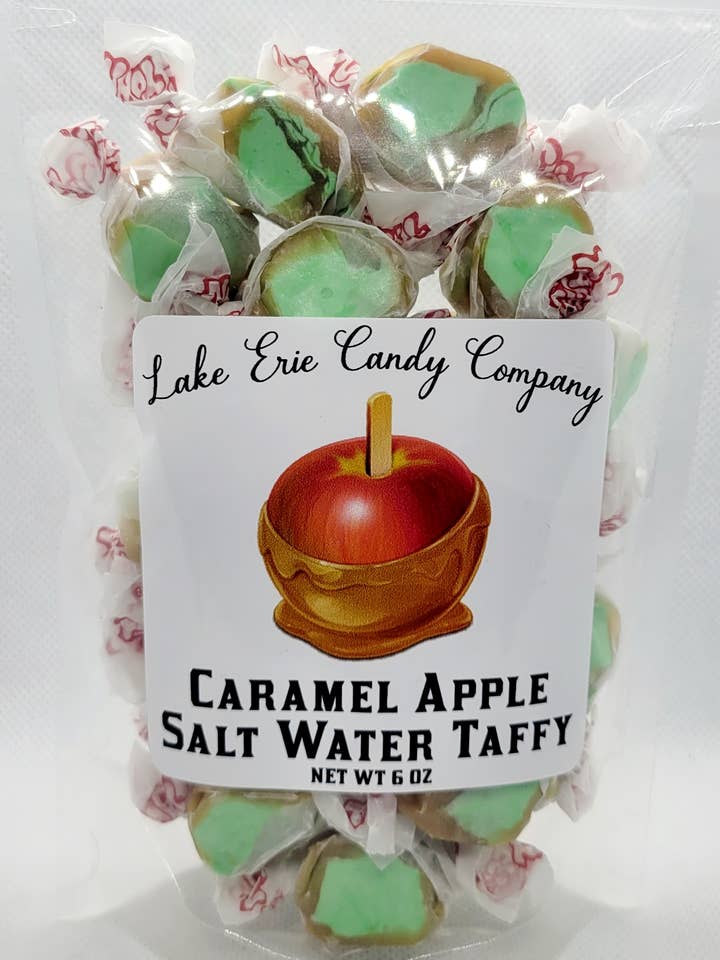 Caramel Apple Salt Water Taffy for wholesale by Lake Erie Candy Company