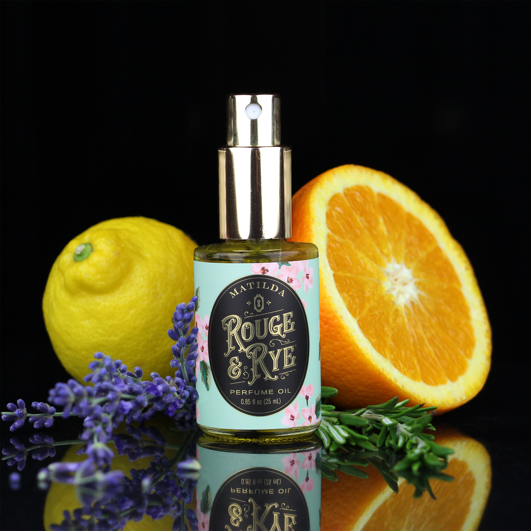 Rouge & Rye - Vente Parfum/Eau de toilette - Vaporisateur d'huile de parfum Matilda • Lavande, romarin et agrumes1