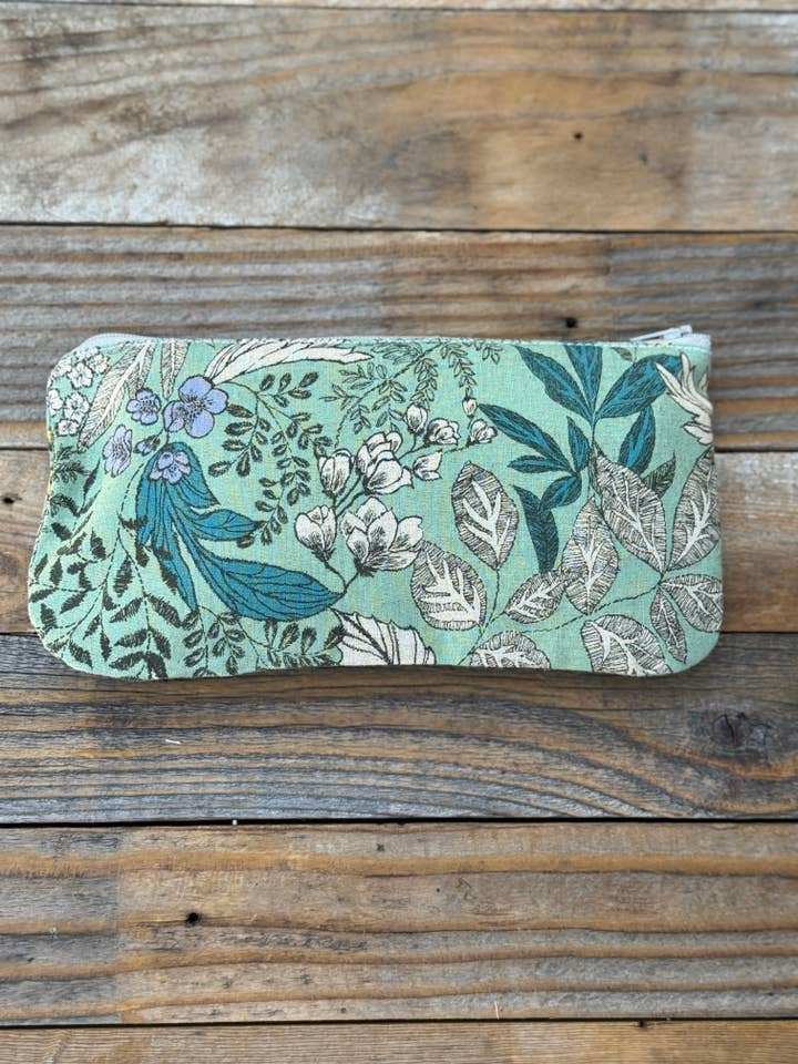 Botanische Print Potlood/Cosmetica Rits Etui voor wholesale door Belle's Nest