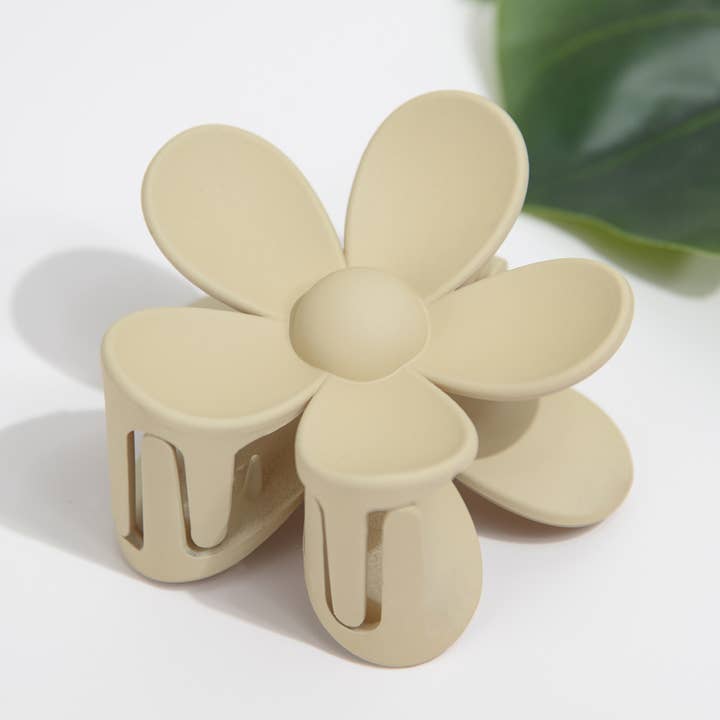 TheDivaSoap - Wholesale Hair Clip - Women's - 2.75''Medium Solid Color Matte Daisy Claw Clip