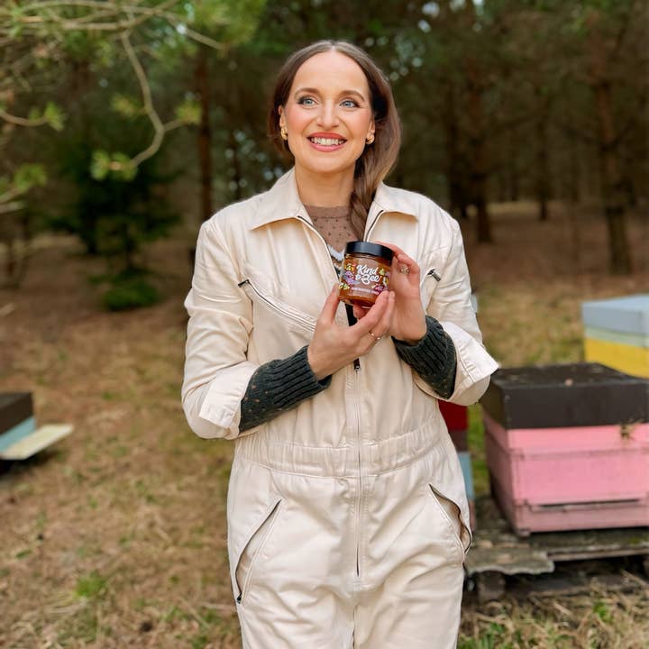 Kind to Bee - Wholesale Honey - Raw Heather Honey, Cruelty-Free, Monofloral, glass jar