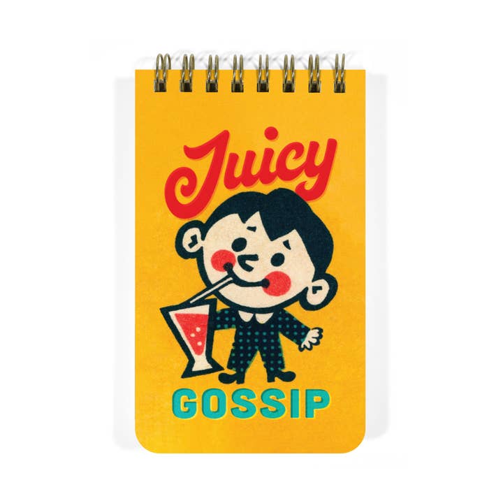 Bad Betty Greeting Co. - Wholesale Notepad - Juicy Gossip - Funny 3x5 Spiral Memo Notepad