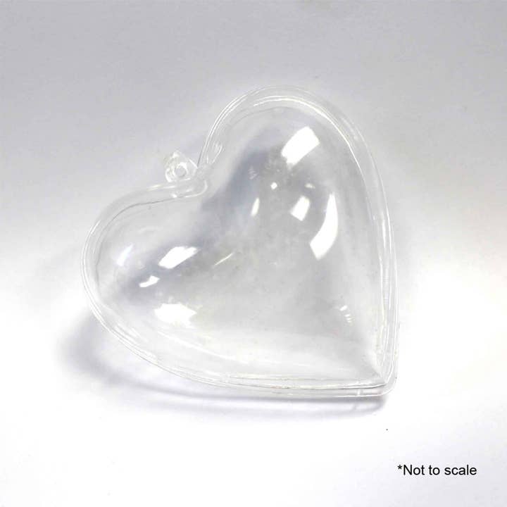 Portofino International Trading, USA - Wholesale Ornament Set - Fillable Heart Ornament 12pc/pack