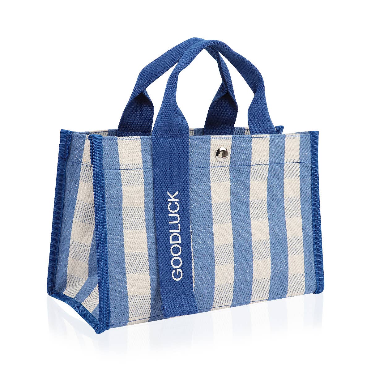 Loven x Mini Momo - Wholesale Tote Bag - Women's - Golf Rounding Bag Tote CanvasShoulder Crossbody Stripe Plaid2