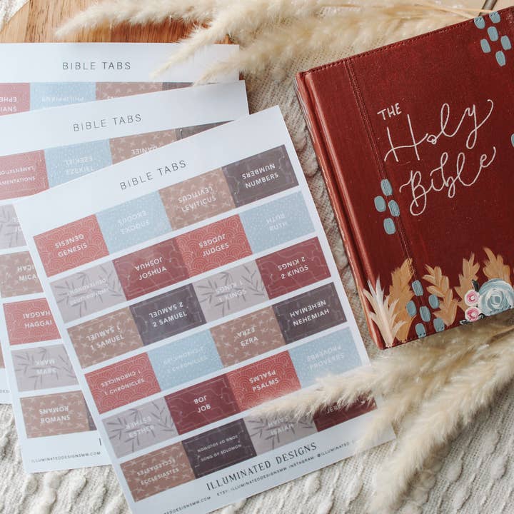 Bible Tabs for wholesale by Illuminated Designs