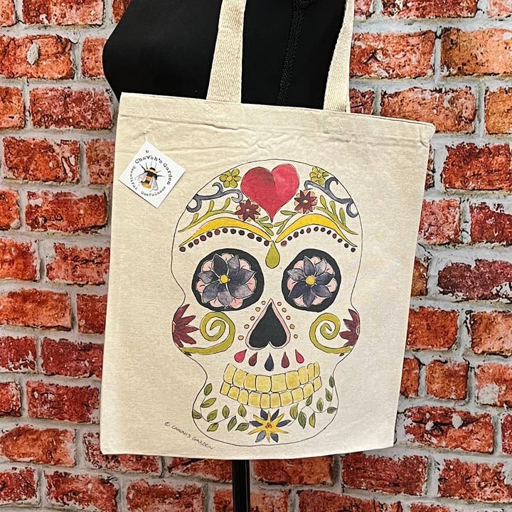 Bolso de mano Día de los Muertos para venta al por mayor de Chavah's Garden – Chavah's Garden