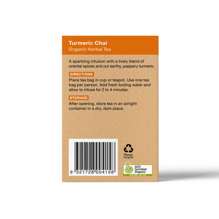 Planet Organic - Wholesale Tea bags - Turmeric Chai Tea Bags4