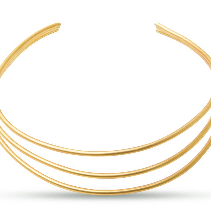 Ras de cou Triple Sumatra pour la vente par Ginger & VelVet