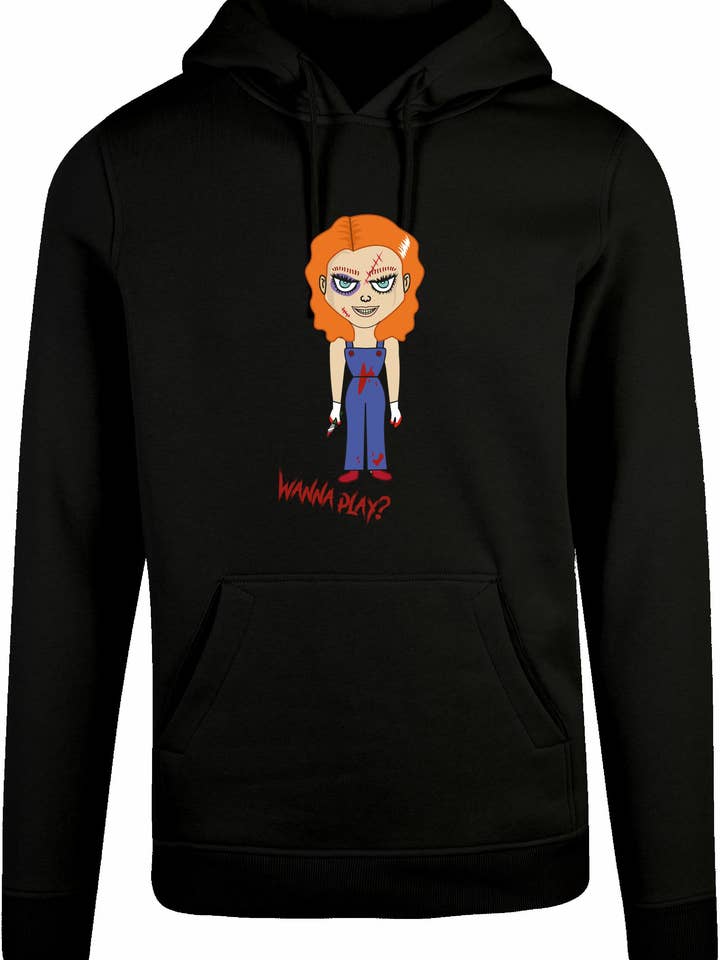 Sudadera con capucha - Chucky Wanna Play para venta al por mayor de PrintFreakz