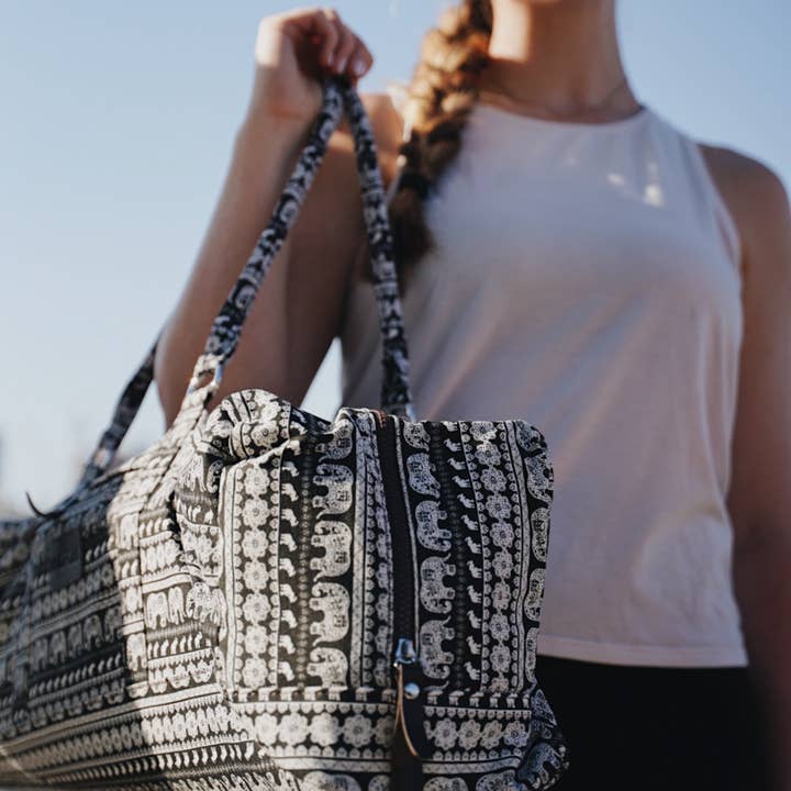 Kindfolk - Venta al por mayor Bolsa de viaje - Mujer - Bolso XL para esterilla de yoga Kindfolk10