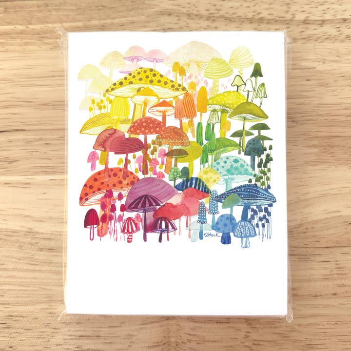 Champignons à spectre complet - Cartes de notes pour la vente par Kerstin Stock Art