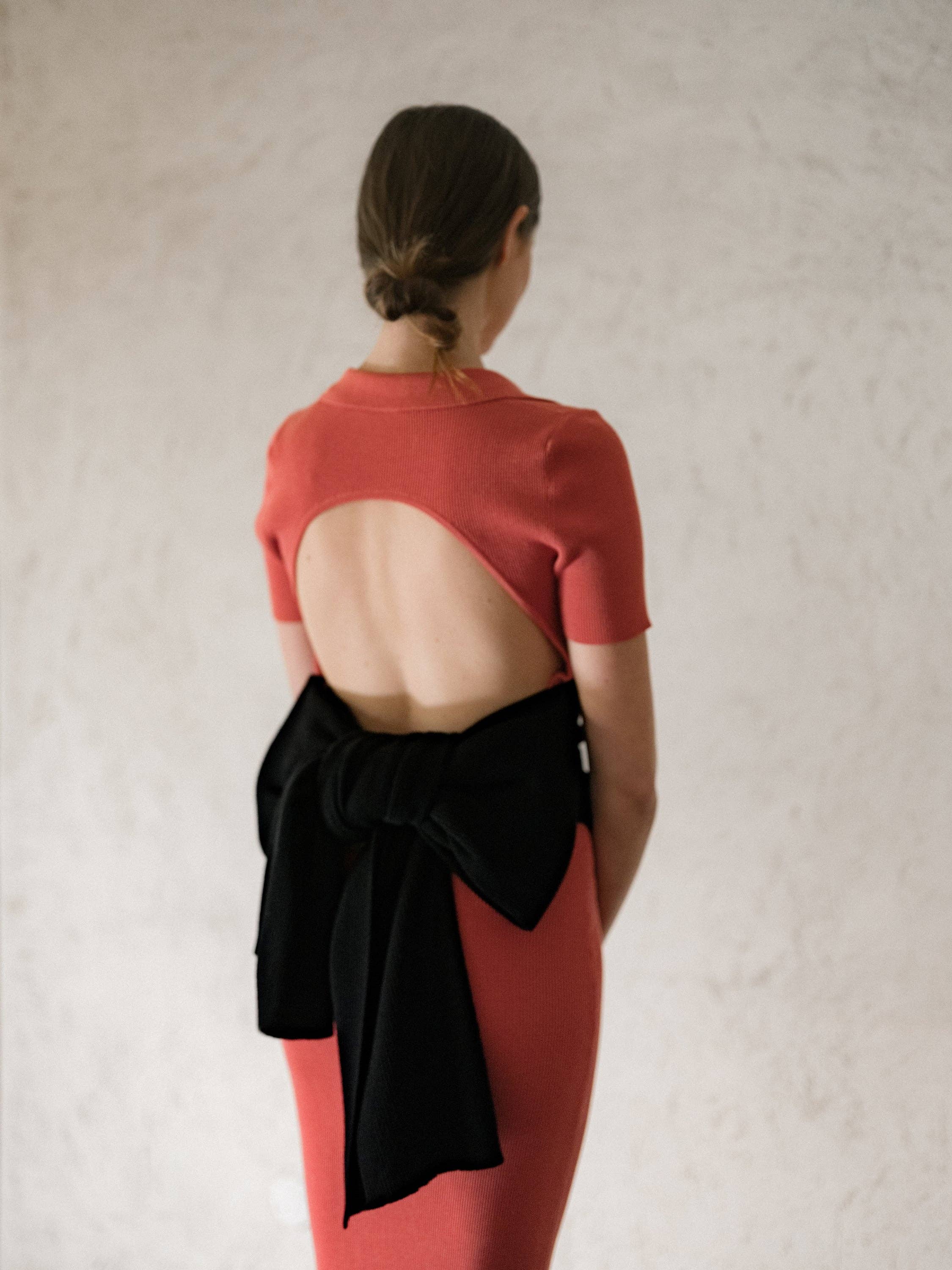 Lèmme - Wholesale Jurk - Dames - Fijne Katoenen Jurk met Open Rug8