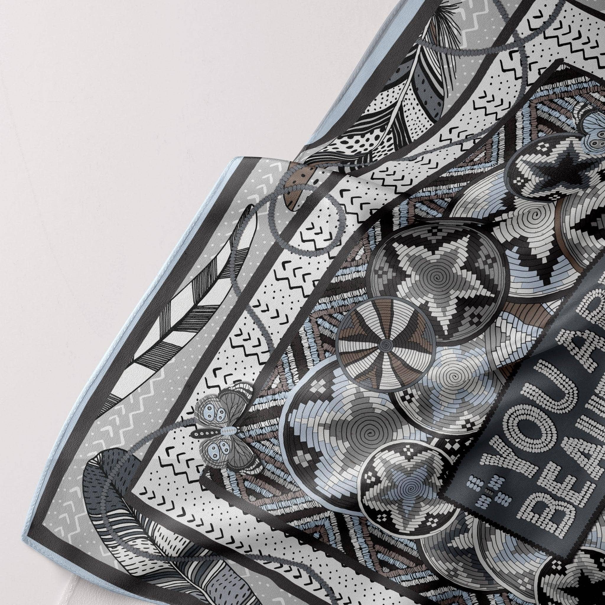 CB Grey - Wholesale Sjaal - Dames - De Coco zijden sjaal5