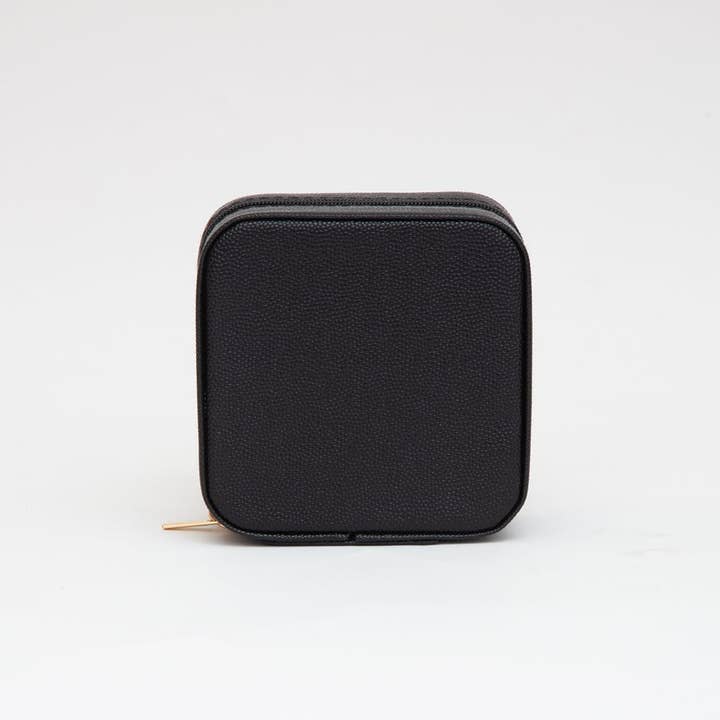 MiMi Wholesale - Wholesale Jewelry Box/Organizer - TG10707 Quilted Zip Around Square Jewelry Box16