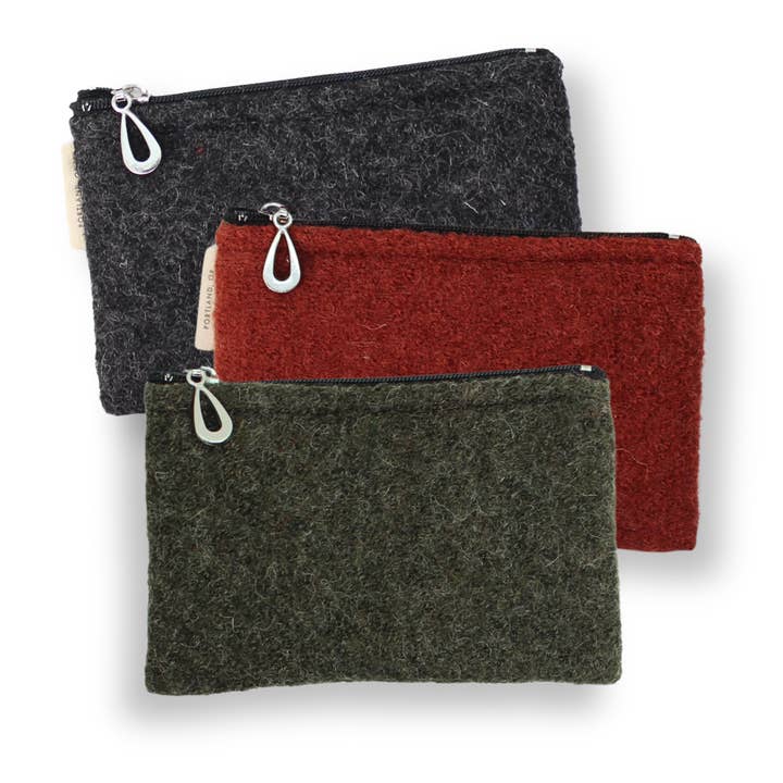 Dana Herbert - Wholesale Coin purse – Women’s - Wool Coin Purse - Assorted Case Pack (12)